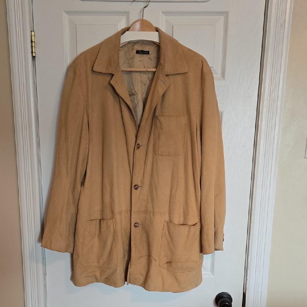 Arnold Brant Men's Suede Tan Jacket